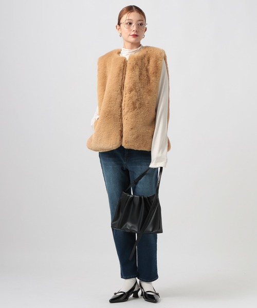 BAYFLOW(ベイフロー)の「【LANCER CLOTHING CORPORATION】ファーベスト(その他アウター・レディース・グレー/ブラック/ベージュ・FREE)」の16枚目の写真