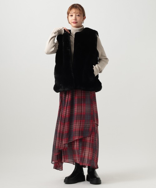 BAYFLOW(ベイフロー)の「【LANCER CLOTHING CORPORATION】ファーベスト(その他アウター・レディース・グレー/ブラック/ベージュ・FREE)」の21枚目の写真