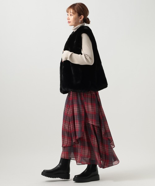 BAYFLOW(ベイフロー)の「【LANCER CLOTHING CORPORATION】ファーベスト(その他アウター・レディース・グレー/ブラック/ベージュ・FREE)」の22枚目の写真