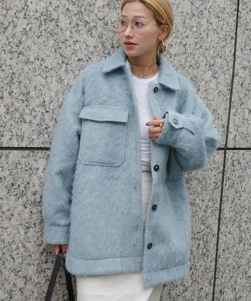 セール】【大人気！HIT ITEM！】【Hideka Original】シャギーCPOシャツ