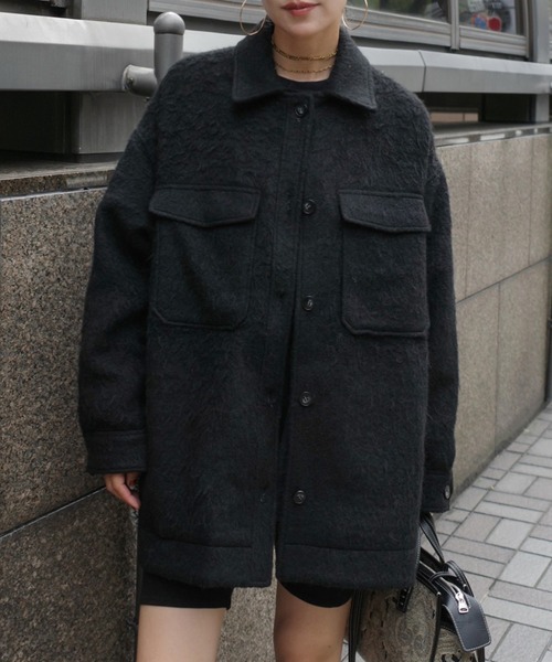 大人気！HIT ITEM！】【Hideka Original】シャギーCPOシャツジャケット