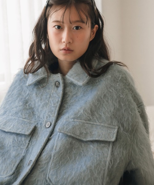 大人気！HIT ITEM！】【Hideka Original】シャギーCPOシャツジャケット