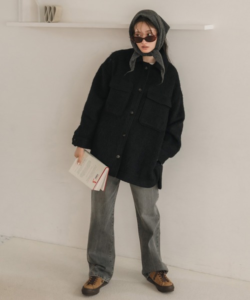 セール】【大人気！HIT ITEM！】【Hideka Original】シャギーCPOシャツ