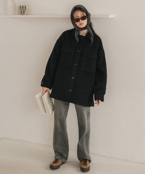 セール】【大人気！HIT ITEM！】【Hideka Original】シャギーCPOシャツ