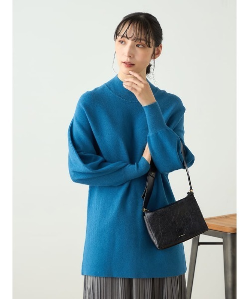 HARUYAMA(ハルヤマ)の「【WEB限定】 バナナスリーブチュニック FURRY(Tシャツ/カットソー・レディース・ブルー/オフホワイト/レッド/ネイビー・F)」の5枚目の写真