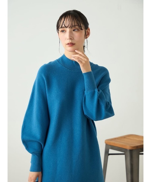 HARUYAMA(ハルヤマ)の「【WEB限定】 バナナスリーブチュニック FURRY(Tシャツ/カットソー・レディース・ブルー/オフホワイト/レッド/ネイビー・F)」の6枚目の写真