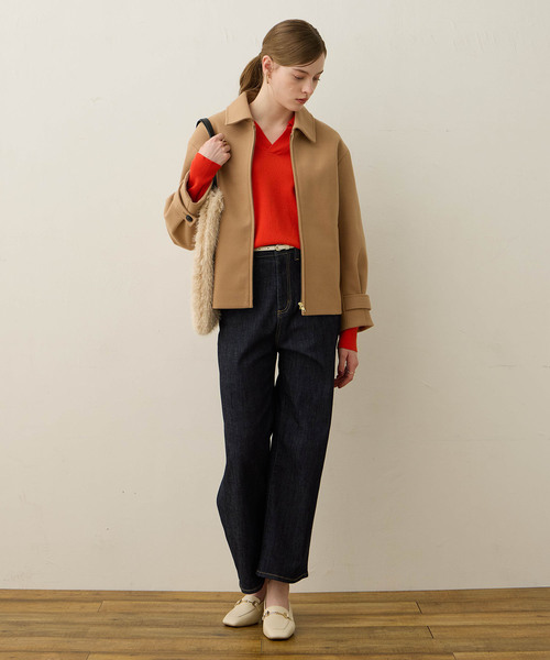 LE SOUK HOLIDAY（ルスークホリデー）の「カフタブショートコート（その他アウター・レディース・ベージュ/ネイビー・M/L）」の18枚目の写真