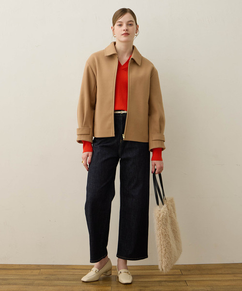 LE SOUK HOLIDAY（ルスークホリデー）の「カフタブショートコート（その他アウター・レディース・ベージュ/ネイビー・M/L）」の19枚目の写真