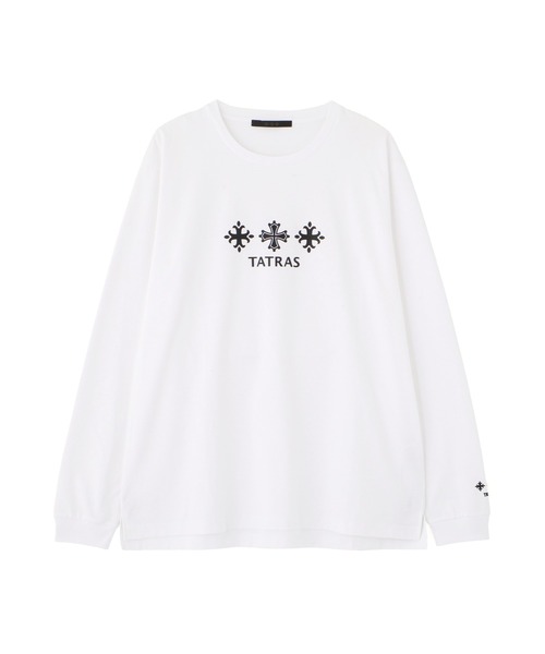 TATRAS（タトラス）の「TATRAS(タトラス) 【B'2nd Exclusive】EMILIO L/S TEE（Tシャツ/カットソー・メンズ・ホワイト/ブラック・1/2/3/4）」の5枚目の写真