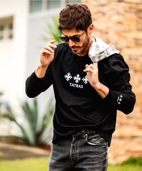 TATRAS（タトラス）の「TATRAS(タトラス) 【B'2nd Exclusive】EMILIO L/S TEE（Tシャツ/カットソー・メンズ・ホワイト/ブラック・1/2/3/4）」の8枚目の写真