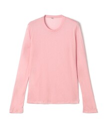 BASERANGE ベロア ロングスリーブプルオーバー（Tシャツ/カットソー