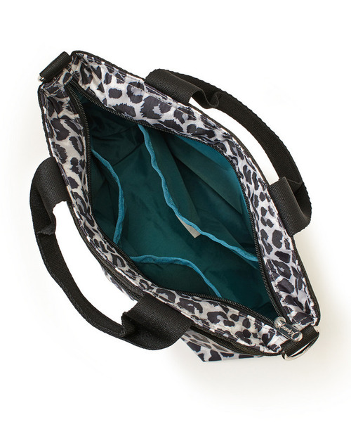 LeSportsac（レスポートサック）の「SMALL BUCKET TOTE ニュートラルレオパード（トートバッグ・レディース・グレー・FREE）」の8枚目の写真