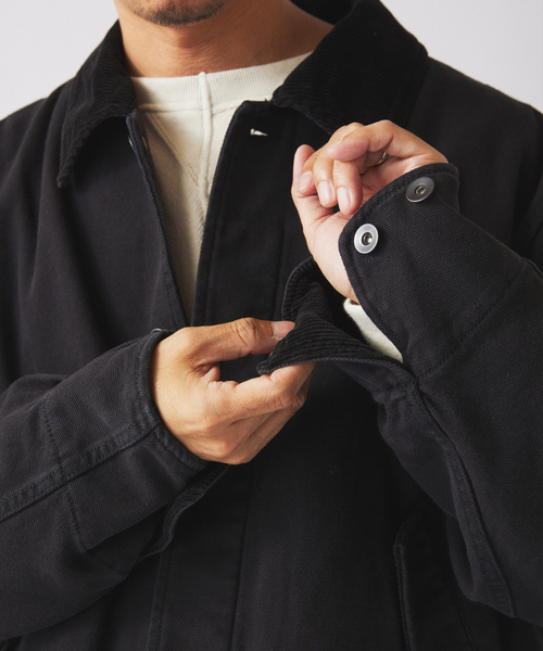 JOURNAL STANDARD relume（ジャーナルスタンダード　レリューム）の「フェード ダック ジャケット（その他アウター・メンズ・ブラック系その他/ライトグリーン/ブラウン・LARGE/MEDIUM）」の17枚目の写真