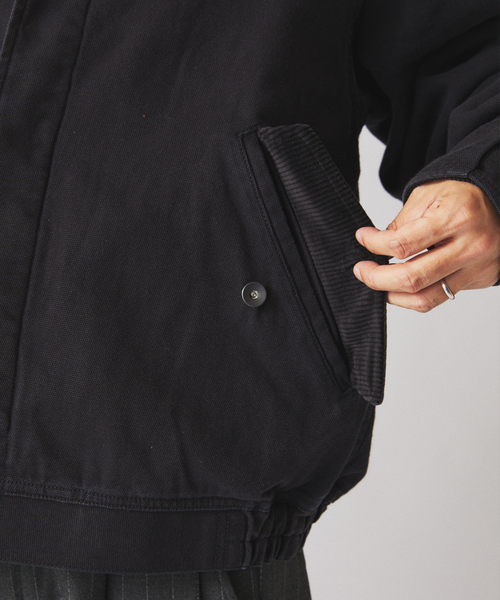 JOURNAL STANDARD relume（ジャーナルスタンダード　レリューム）の「フェード ダック ジャケット（その他アウター・メンズ・ブラック系その他/ライトグリーン/ブラウン・LARGE/MEDIUM）」の19枚目の写真