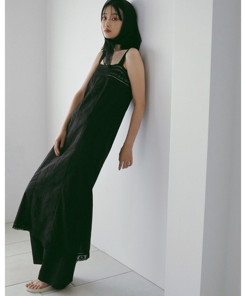 anuke（アンヌーク）の「Sheer Tuck Pants（その他パンツ・レディース・ブラック/アイボリー・36inch/38inch）」の10枚目の写真