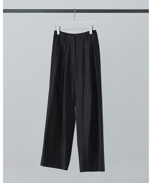 anuke（アンヌーク）の「Sheer Tuck Pants（その他パンツ・レディース・ブラック/アイボリー・36inch/38inch）」の16枚目の写真