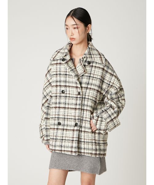 専用。FRAY I.D フレイアイディー ウールカルゼショートコート 24秋冬 FRAY I.D (セール40%OFF) / フレイアイディー ウールカルゼ