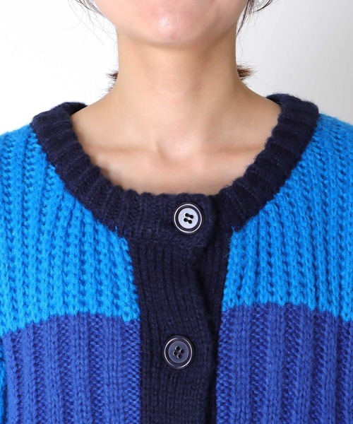 Cepica（セピカ）の「【MARECHAL TERRE / マルシャルテル】フリンジニットカーディガン（カーディガン/ボレロ・レディース・アイボリー/ブルー・FREE）」の14枚目の写真