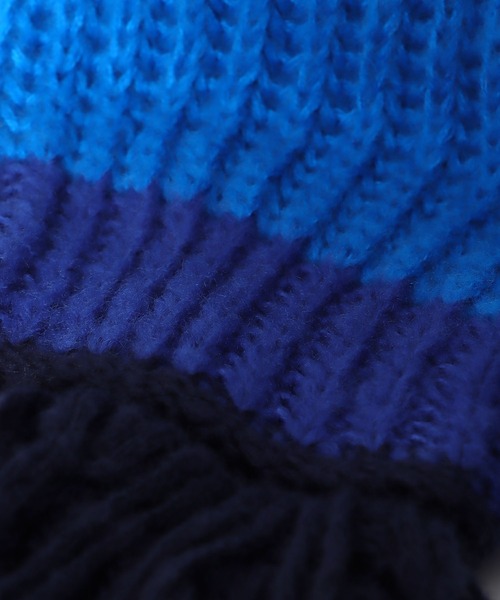 Cepica（セピカ）の「【MARECHAL TERRE / マルシャルテル】フリンジニットカーディガン（カーディガン/ボレロ・レディース・アイボリー/ブルー・FREE）」の6枚目の写真