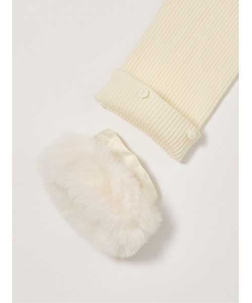 ビジューケープニットミニワンピース（ワンピース）｜Darich