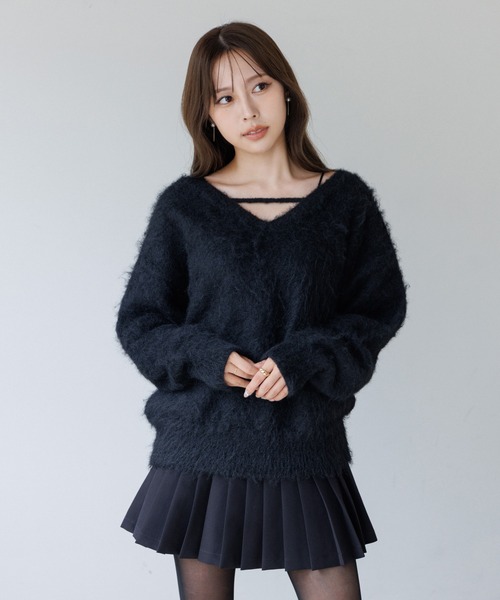 【おまとめ】senee 2way v neck knit tops senee 2way v neck knit tops おまとめ】senee 2way v neck knit tops