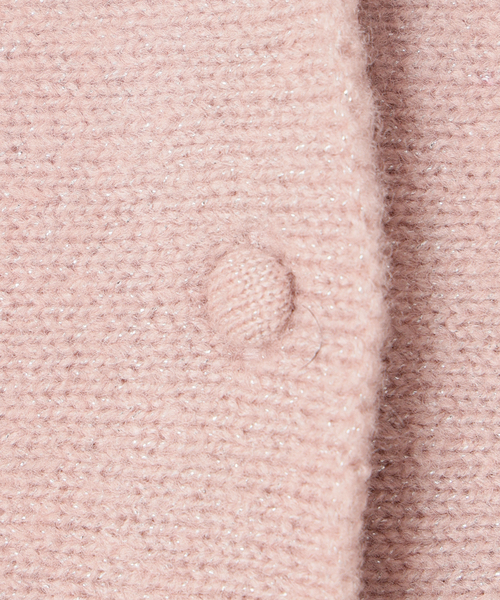 SLOBE IENA(スローブイエナ)の「ペプラムニットカーディガン(カーディガン/ボレロ・レディース・アイボリー/ピンク・FREE)」の4枚目の写真