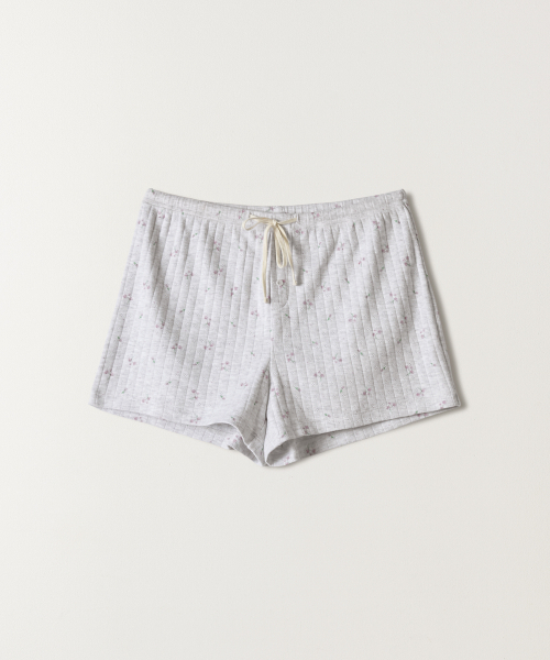 TTUDEMENT(トュードメント)の「BLOOMING FLOWER SHORTS MELANGE GREY(その他パンツ・レディース・その他・SMALL/MEDIUM)」の4枚目の写真