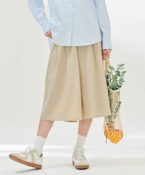 CHASECULT(チェイスカルト)の「レディース フレアキュロットパンツ-DBRG2274C0X(その他パンツ・レディース・Beige・70/67/76)」の3枚目の写真