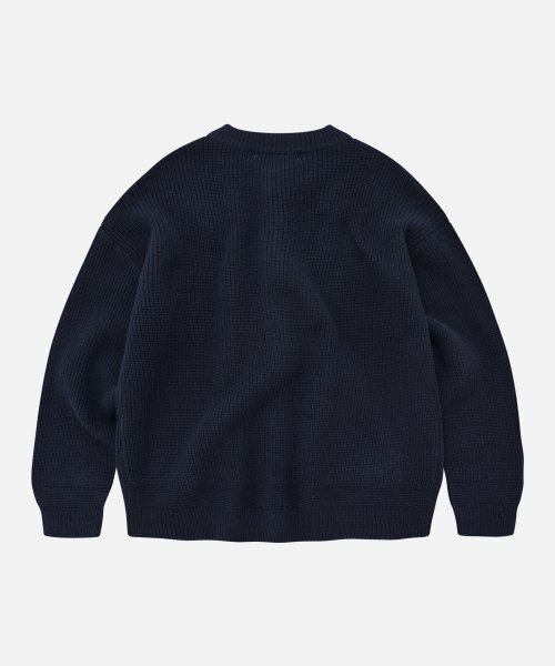 FRIZMWORKS(フリズムワークス)の「HEAVY WOOL ROUND CARDIGAN _ NAVY(カーディガン/ボレロ・メンズ・その他・SMALL/MEDIUM/LARGE/X-LARGE)」の6枚目の写真