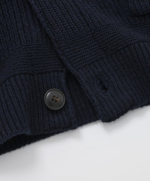 FRIZMWORKS(フリズムワークス)の「HEAVY WOOL ROUND CARDIGAN _ NAVY(カーディガン/ボレロ・メンズ・その他・SMALL/MEDIUM/LARGE/X-LARGE)」の2枚目の写真
