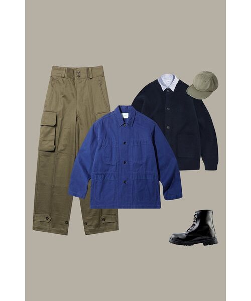 FRIZMWORKS(フリズムワークス)の「HEAVY WOOL ROUND CARDIGAN _ NAVY(カーディガン/ボレロ・メンズ・その他・SMALL/MEDIUM/LARGE/X-LARGE)」の5枚目の写真