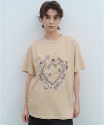 ヴィンテージペンダントTシャツ[ベージュ]