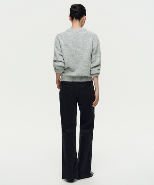 MUSINSA STANDARD WOMAN（ムシンサスタンダードウーマン）の「ウィメンズストレートコーデュロイパンツ[ダークグレー]（その他パンツ・レディース・その他・29/30/24/25/26/27/28）」の3枚目の写真