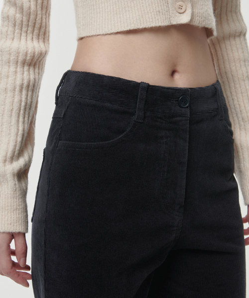 MUSINSA STANDARD WOMAN（ムシンサスタンダードウーマン）の「ウィメンズストレートコーデュロイパンツ[ダークグレー]（その他パンツ・レディース・その他・29/30/24/25/26/27/28）」の5枚目の写真