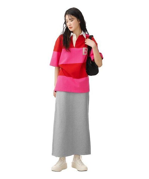 MUSINSA STANDARD WOMAN（ムシンサスタンダードウーマン）の「レディーススウェットマキシスカート[ミディアムグレー]（スカート・レディース・その他・SMALL/MEDIUM/LARGE/X-SMALL）」の6枚目の写真