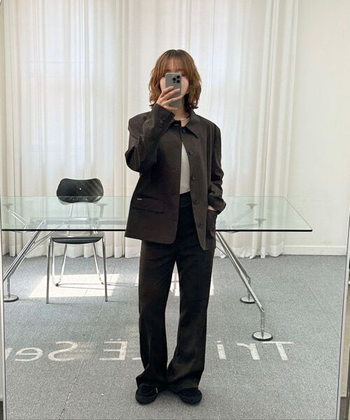 TRIP LE SENS（トリップ ル センス）の「カスタムミッドフレアスラックス_ブラウン（スラックス・メンズ・その他・SMALL/MEDIUM/LARGE）」の10枚目の写真