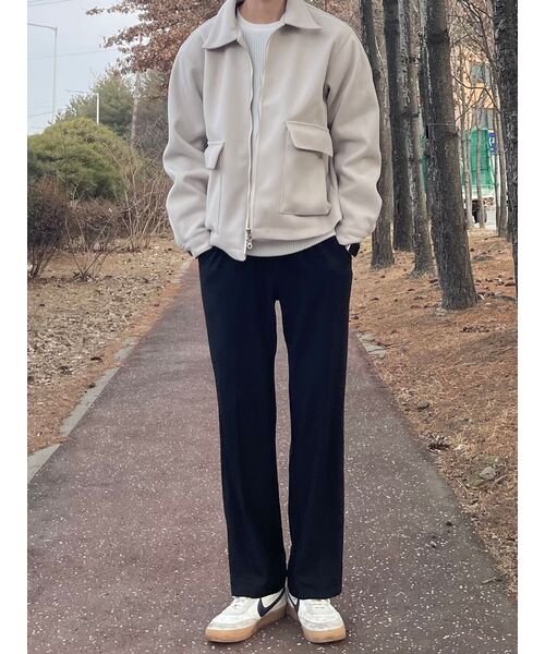 TAKEASY(テイクイージー)の「ラムスウールクルーネックオーバーニット(アイボリー)(ニット/セーター・メンズ・その他・LARGE/SMALL/MEDIUM)」の13枚目の写真