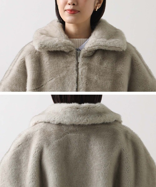 最終価格です！　　Gready Brilliant エコファーベスト セール】エコファー襟付きベスト（その他アウター）｜Gready Brilliant