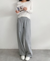 スウェット ワイドパンツ 冬 レディース 秋冬 リラックス 2WAY