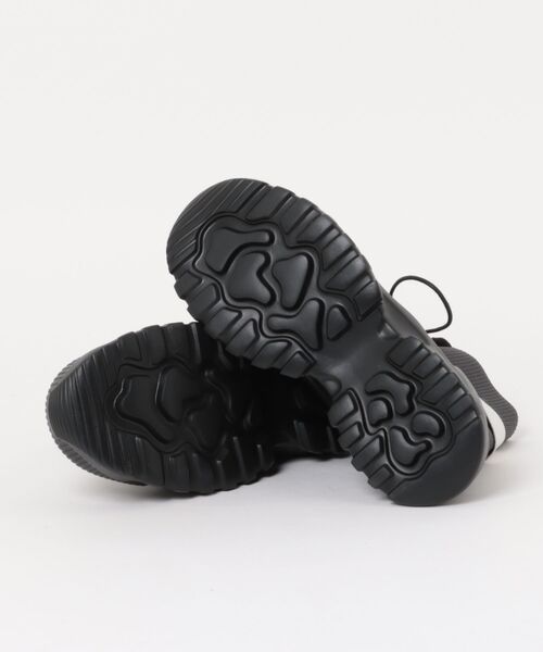 Scrap Book（スクラップブック）の「【MAISON MAVERICK PRESENTS】別注　Mesh-knit High-Top Chunky Boots（ブーツ・レディース・ブラック/グレー系その他・24/24.5）」の4枚目の写真