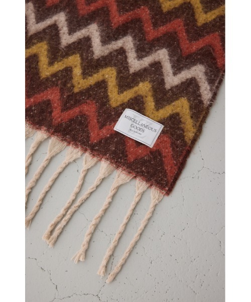 AZUL by moussy（アズールバイマウジー）の「ラージフォーマットマフラー（マフラー・メンズ・ブラウン系その他/ブルー系その他3/ブラック系その他・FREE）」の14枚目の写真