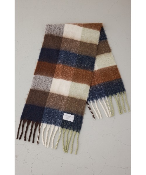 AZUL by moussy（アズールバイマウジー）の「ラージフォーマットマフラー（マフラー・メンズ・ブラウン系その他/ブルー系その他3/ブラック系その他・FREE）」の17枚目の写真