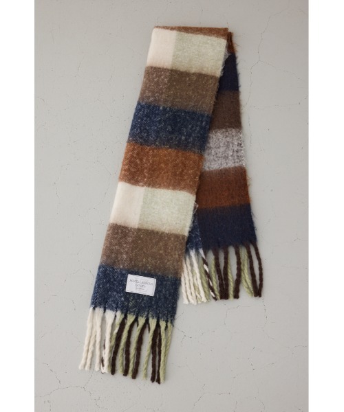 AZUL by moussy（アズールバイマウジー）の「ラージフォーマットマフラー（マフラー・メンズ・ブラウン系その他/ブルー系その他3/ブラック系その他・FREE）」の18枚目の写真