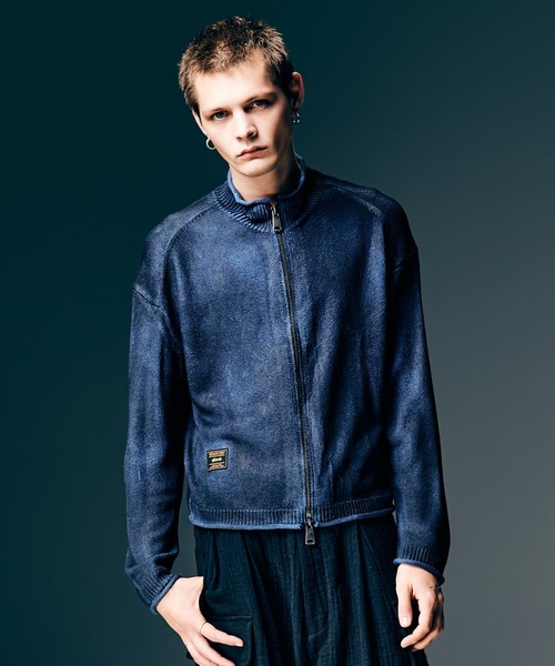 Парафинованная вязаная куртка‑блузон / Paraffin Coated Knit Blouson