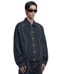 NOMANUAL（NOMANUAL）の「S.N WORK JACKET - BLACK（その他アウター）」