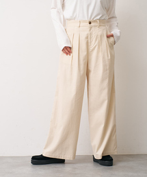 collex | コーデュロイWタックワイドパンツ(その他パンツ)