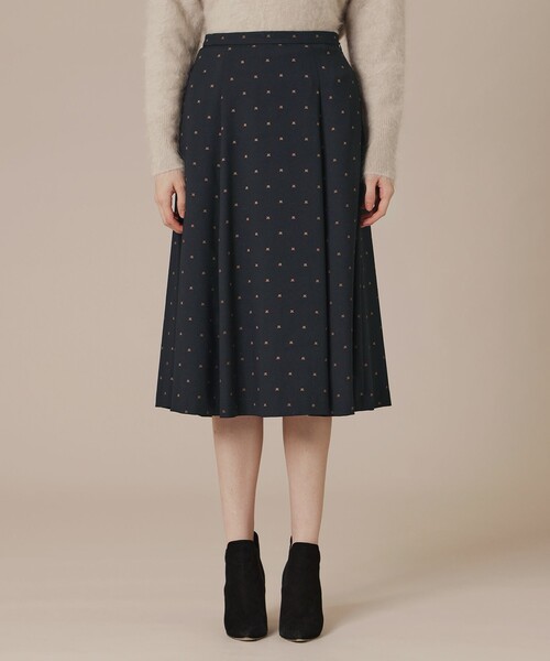 MACKINTOSH LONDON(マッキントッシュ ロンドン)の「Mドットプリントスカート(スカート・レディース・ブラック/ベージュ・36/38)」の5枚目の写真