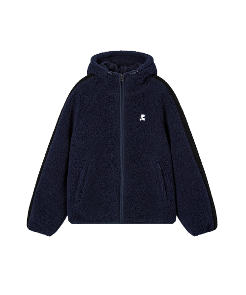 Rest&Recreation(レストアンドレクリエーション)の「FLEECE HOOD ZIP-UP - NAVY(パーカー・メンズ・その他・ONE)」の1枚目の写真