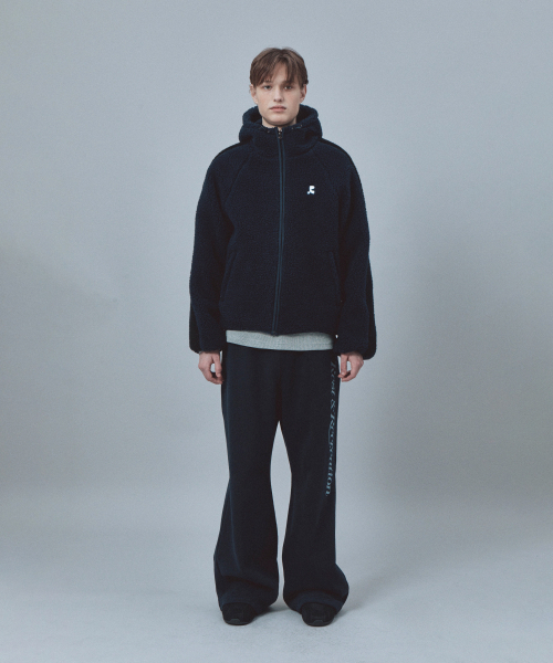 Rest&Recreation(レストアンドレクリエーション)の「FLEECE HOOD ZIP-UP - NAVY(パーカー・メンズ・その他・ONE)」の3枚目の写真