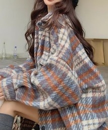 ゆるシルエットチェックシャツ